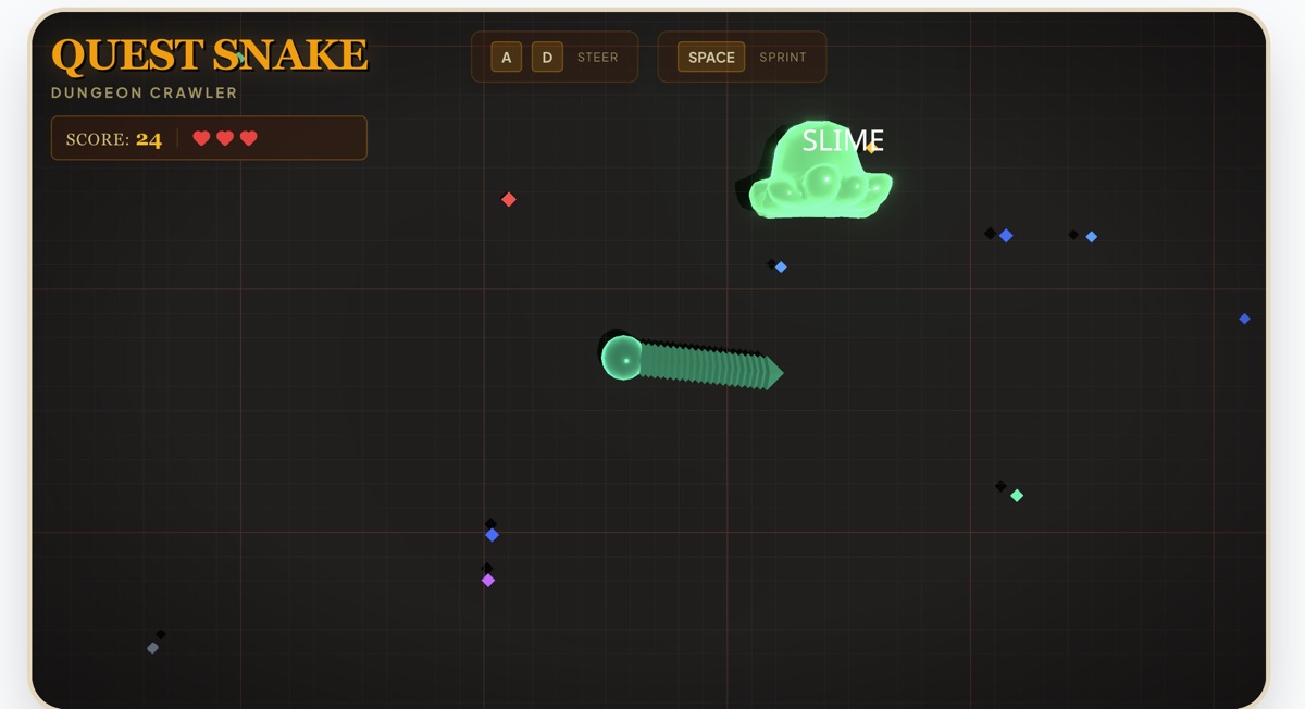 Quest Snake gameplay